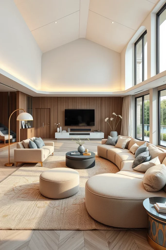 60 Sculptural And Artistic Modern Living Room Ideas For A Gallery-Inspired Home