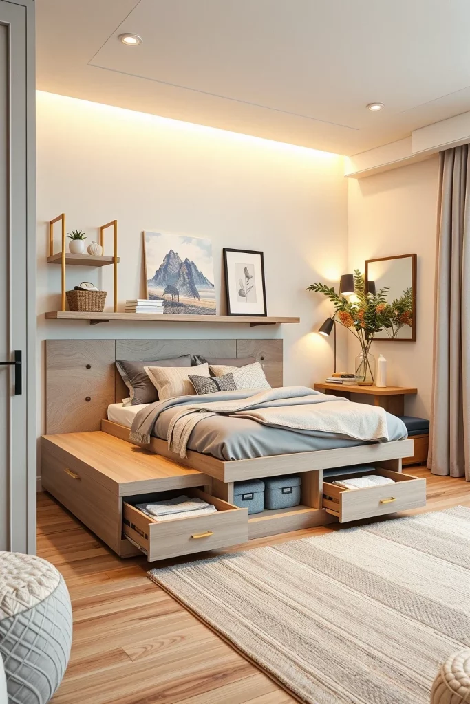 54 Small Bedroom Organization Hacks Today To Maximize Space And Style