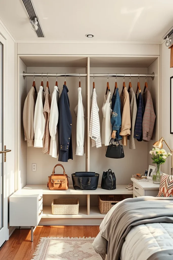 57 Small Bedroom Closet Organization Solutions To Maximize Every Inch Of Space