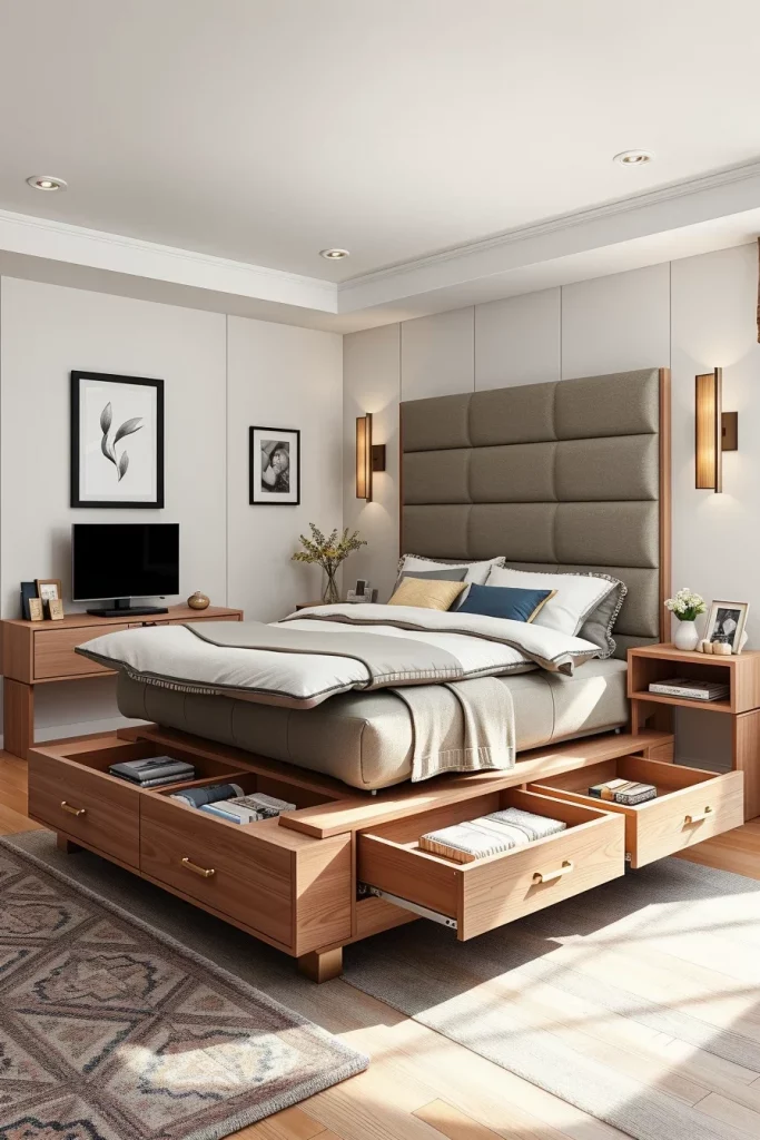 50 Space-Saving Bedroom Ideas To Maximize Style And Storage