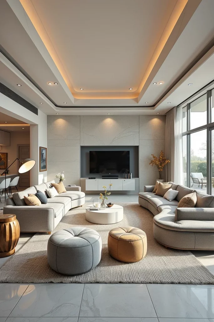 60 Sculptural And Artistic Modern Living Room Ideas For A Gallery-Inspired Home