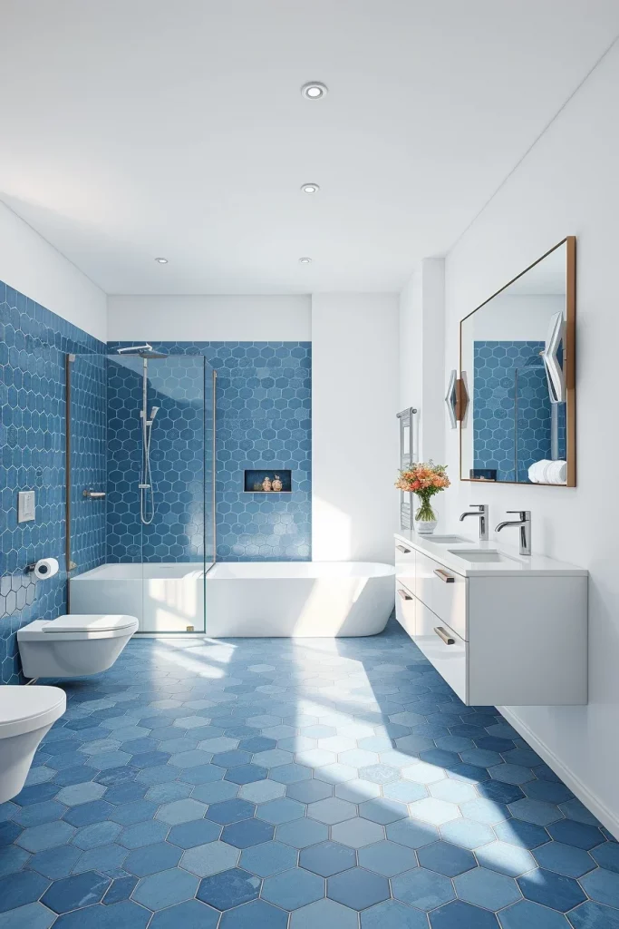 59 Blue And White Bathroom Decor Ideas For A Stylish And Timeless Space