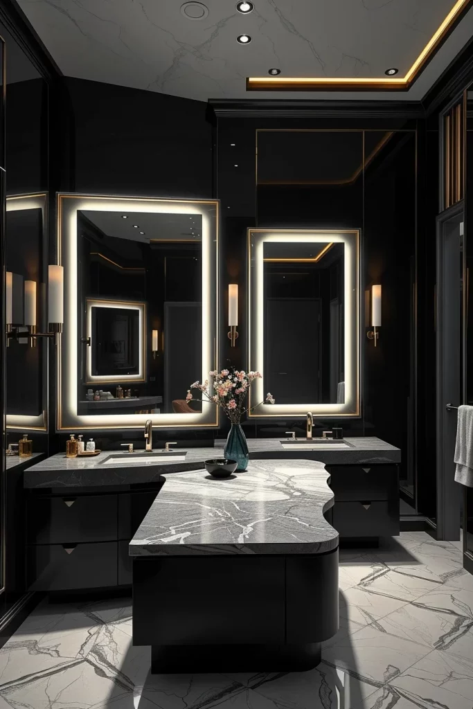 60 Luxury Black Bathroom Styling Ideas For A Sophisticated And Elegant Space