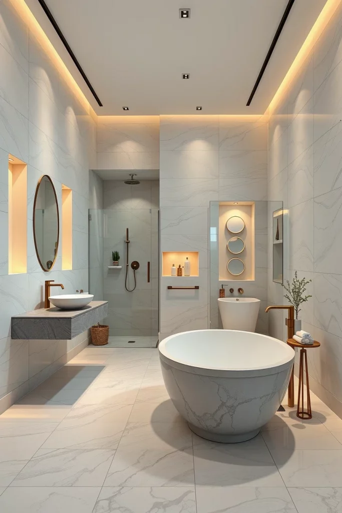 58 Sculptural And Artistic Modern Bathroom Ideas For A Gallery-Inspired Home