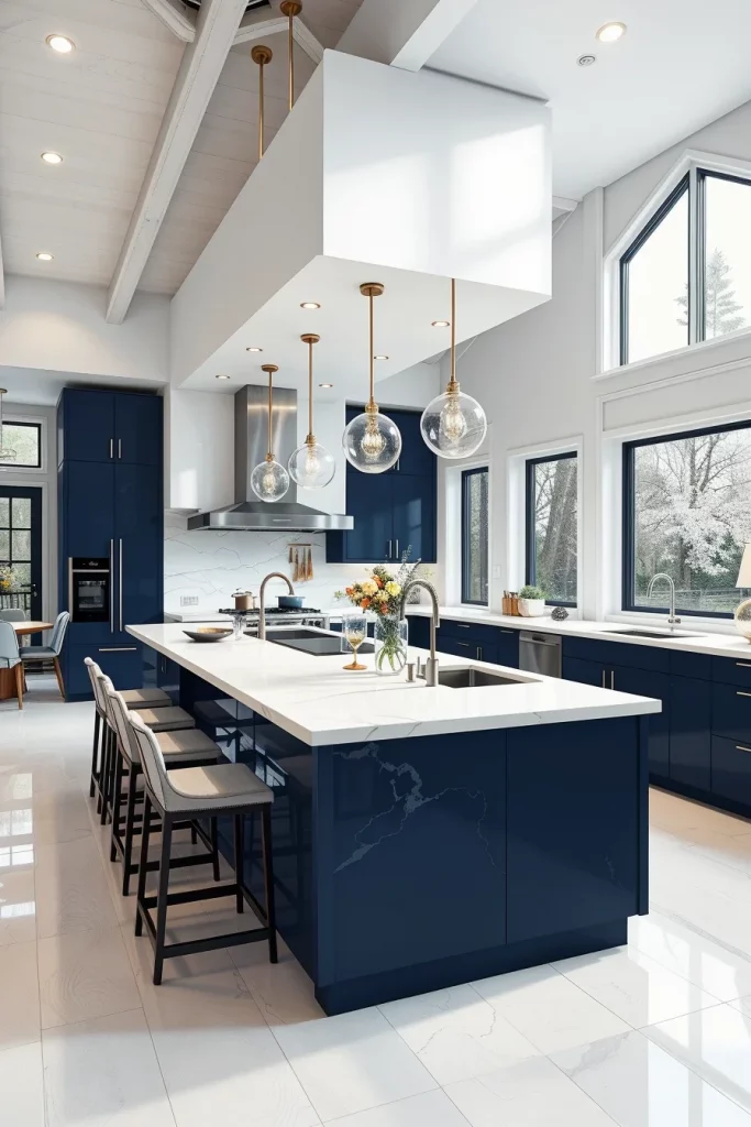 54 Blue White Kitchen Layout Inspiration Ideas For A Stylish And Timeless Home