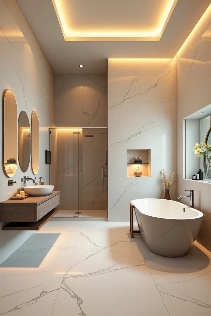 58 Sculptural And Artistic Modern Bathroom Ideas For A Gallery-Inspired Home