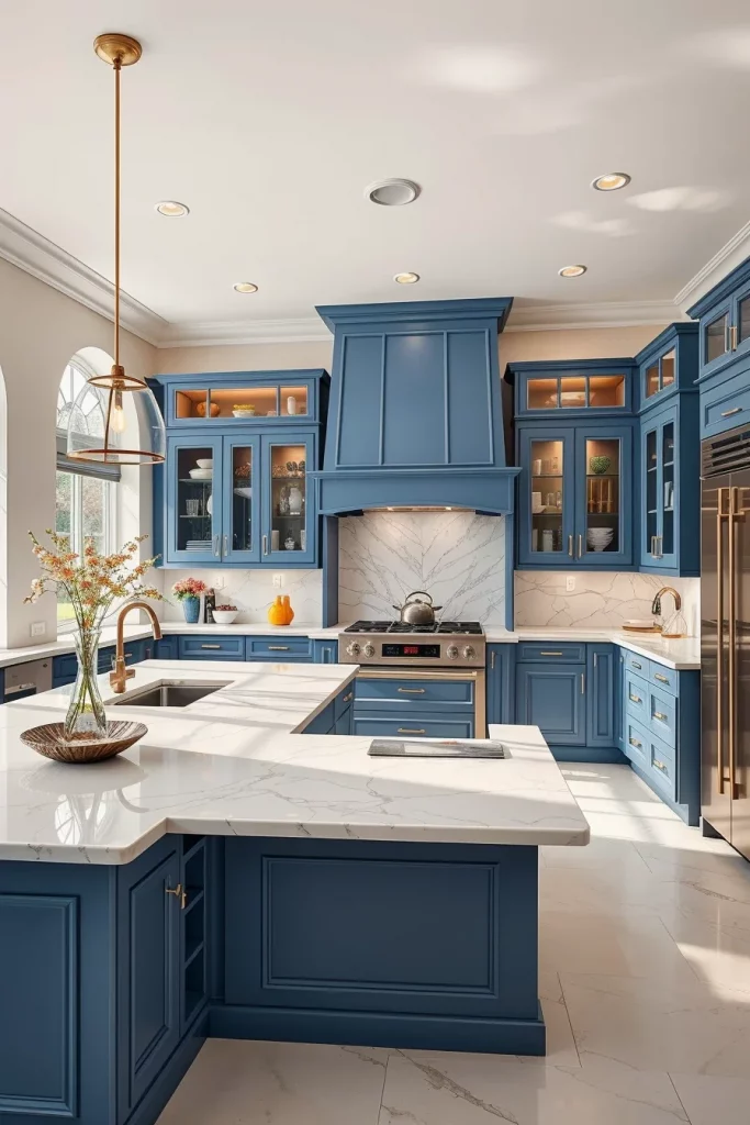 55 Blue Kitchen Cabinet Color Ideas for a Beautiful and Stylish Kitchen