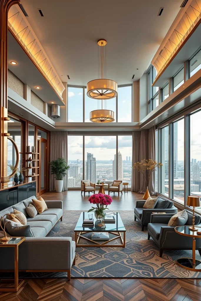 55 Luxury Penthouse Living Room Ideas For Sophisticated Modern Interiors