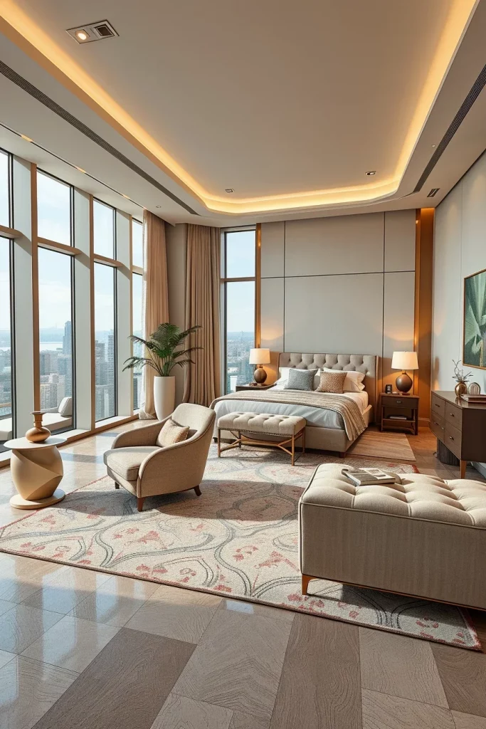 59 Luxury Penthouse Bedroom Ideas For A Sophisticated And Elegant Retreat