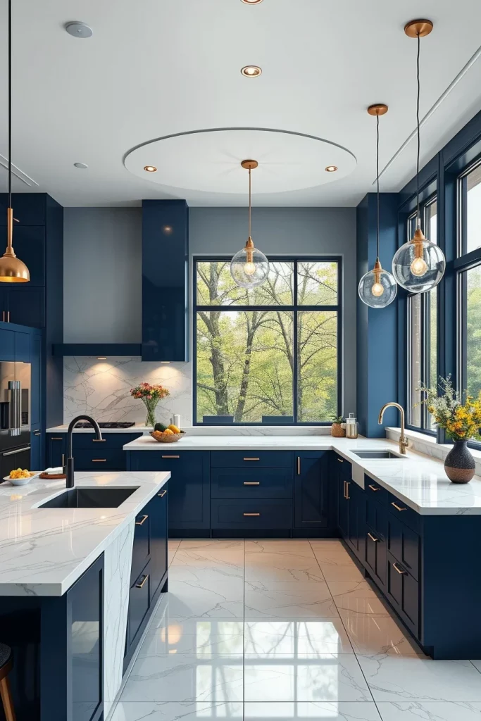 54 Blue White Kitchen Layout Inspiration Ideas For A Stylish And Timeless Home