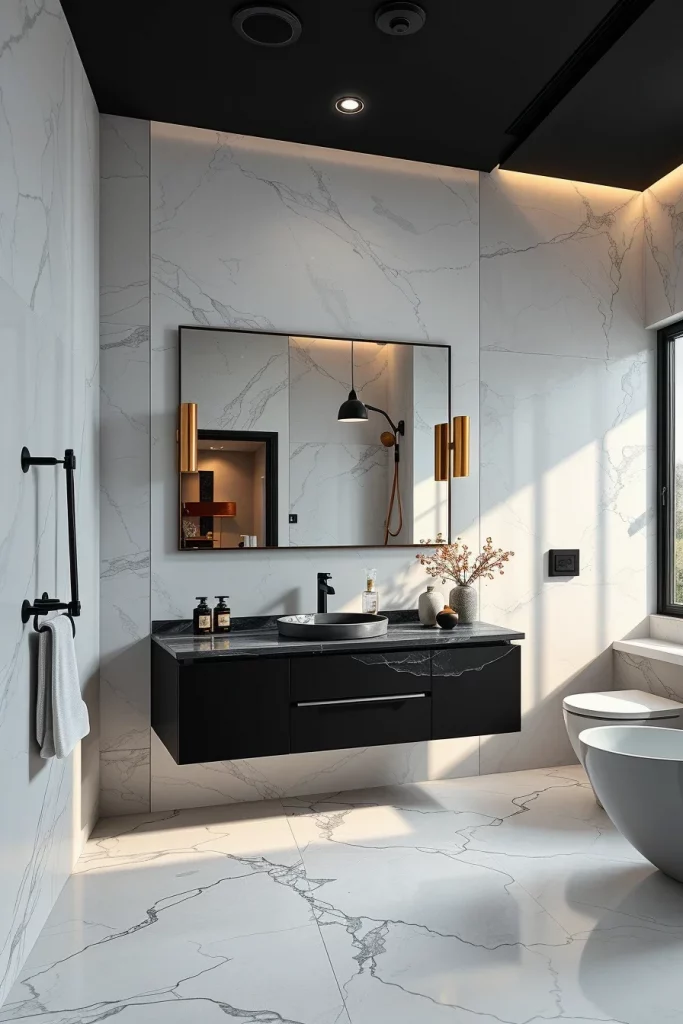 60 Luxury Black Bathroom Styling Ideas For A Sophisticated And Elegant Space