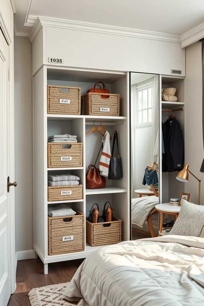 57 Small Bedroom Closet Organization Solutions To Maximize Every Inch Of Space