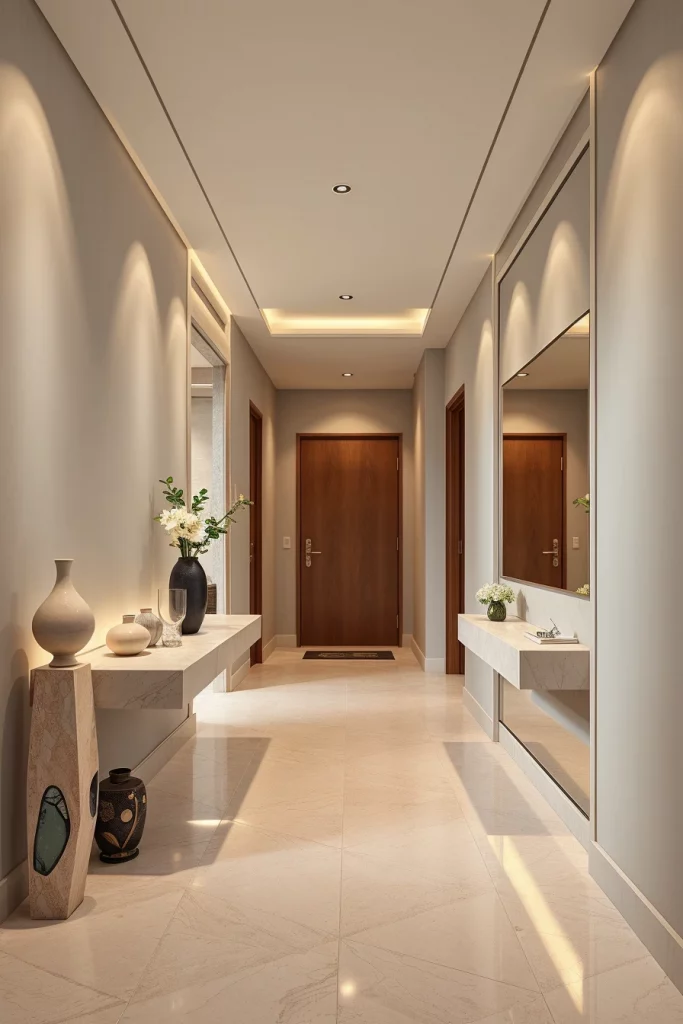 54 Minimalist Hallway Interior Design Ideas For A Stylish And Sculptural Entryway