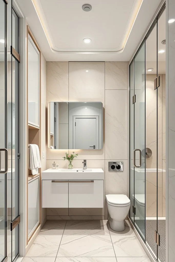 51 Space-Saving Bathroom Ideas To Maximize Style And Storage