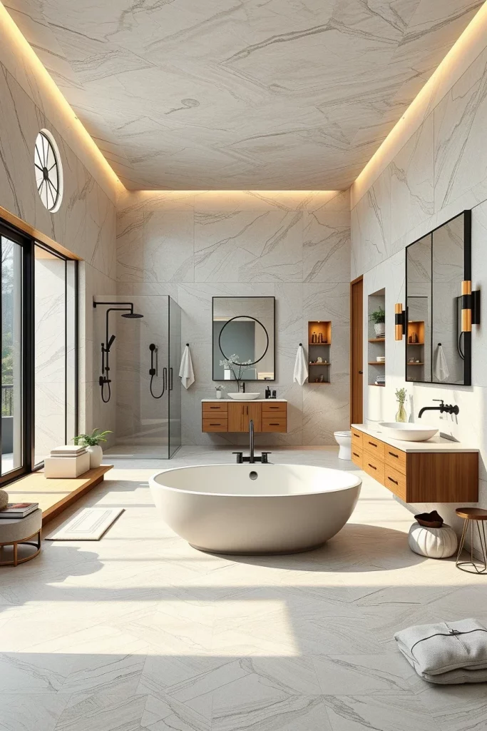 55 Natural Stone Bathrooms That Redefine Luxury And Style