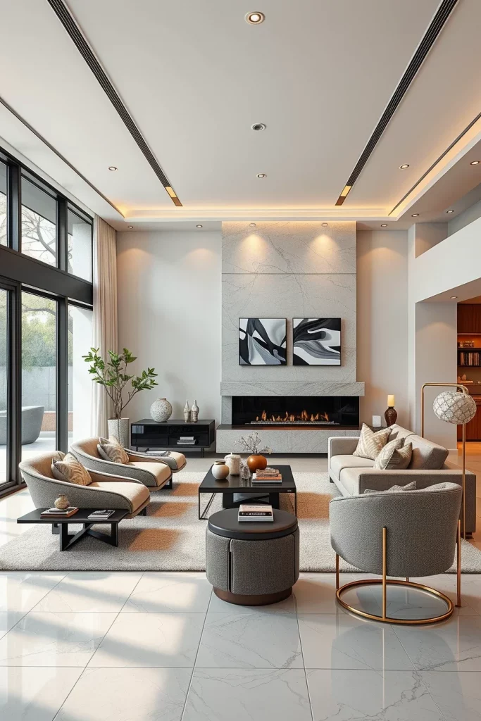 56 Statement Fireplace Living Room Ideas To Create A Stunning Focal Point