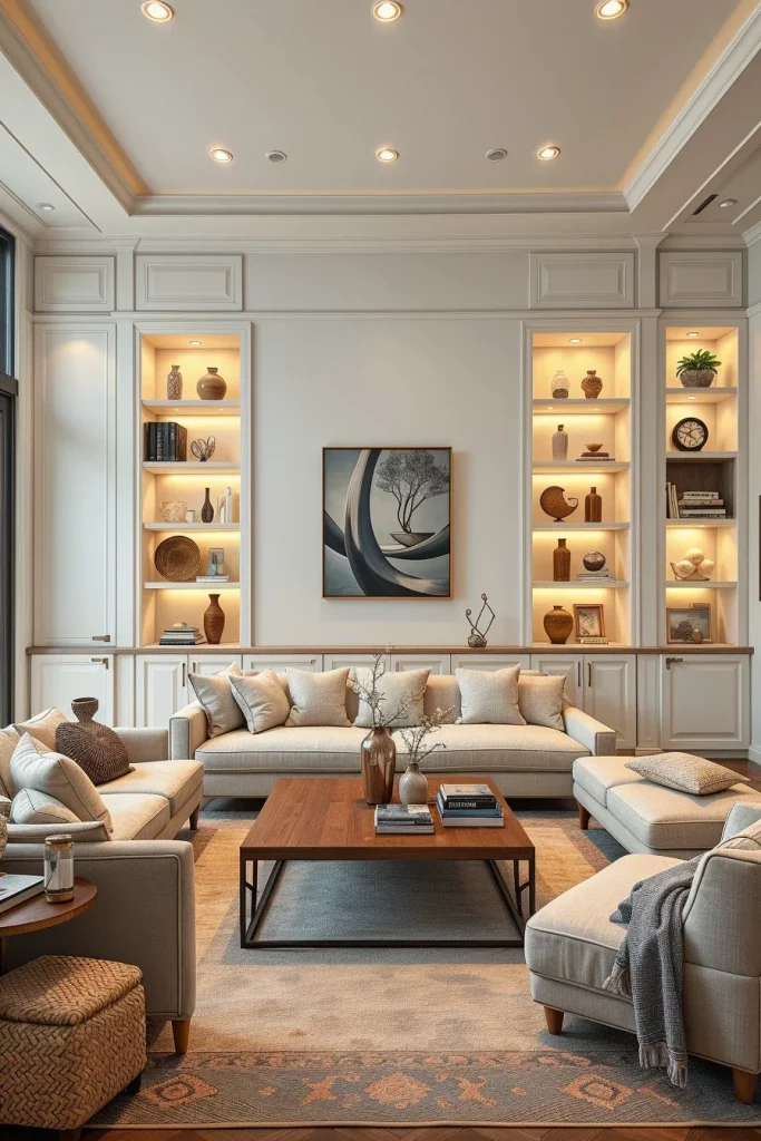 54 Neutral Living Room Decorating Ideas Inspiration