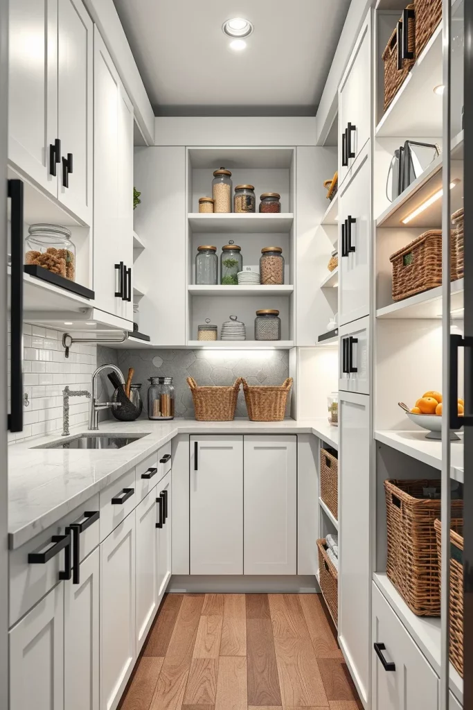 58 Modern Small Pantry Design Ideas To Maximize Style And Storage