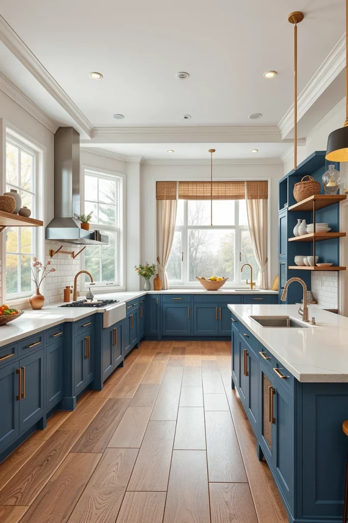 55 Blue Kitchen Cabinet Color Ideas for a Beautiful and Stylish Kitchen