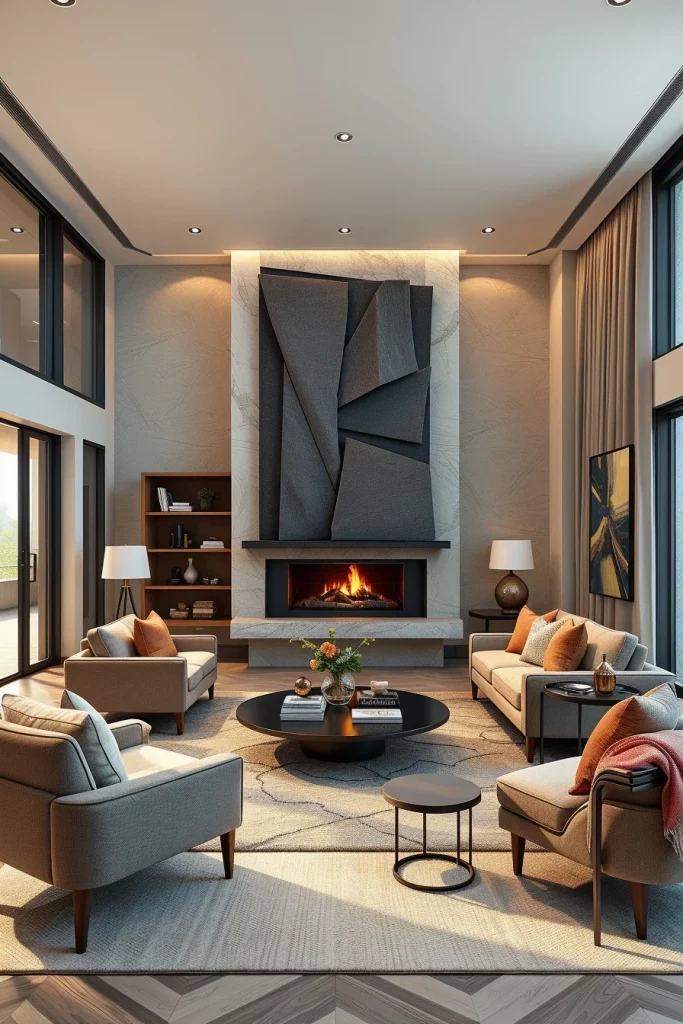 56 Statement Fireplace Living Room Ideas To Create A Stunning Focal Point