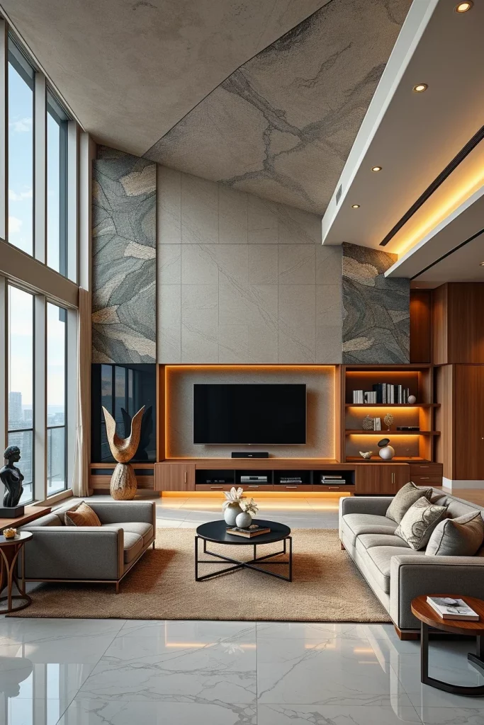 55 Luxury Penthouse Living Room Ideas For Sophisticated Modern Interiors