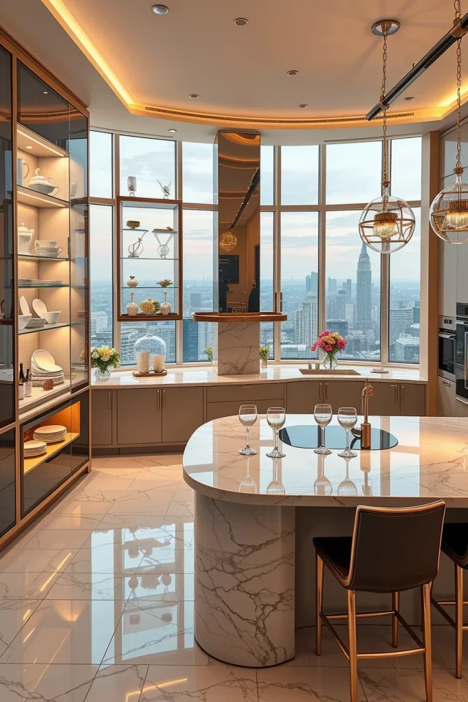 55 Luxury Penthouse Kitchen Ideas For A Sophisticated Modern Home