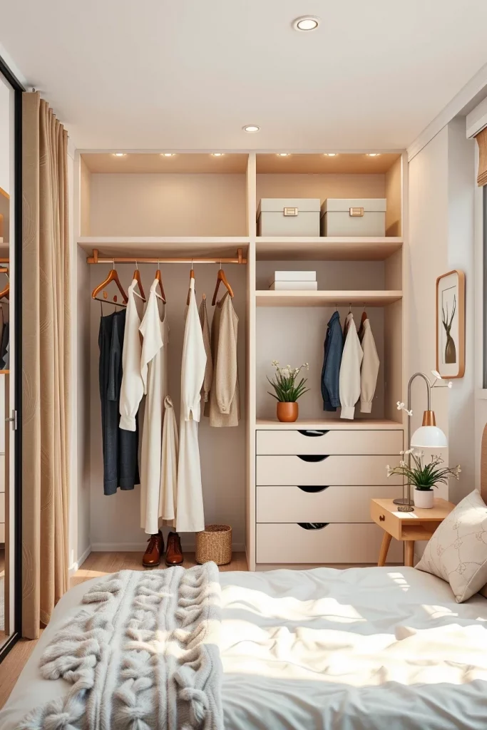 57 Small Bedroom Closet Organization Solutions To Maximize Every Inch Of Space