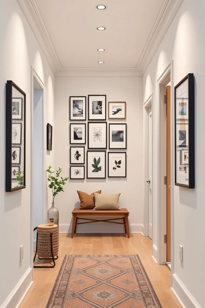 54 Small Hallway Makeover Ideas Budget That Transform Tiny Entryways