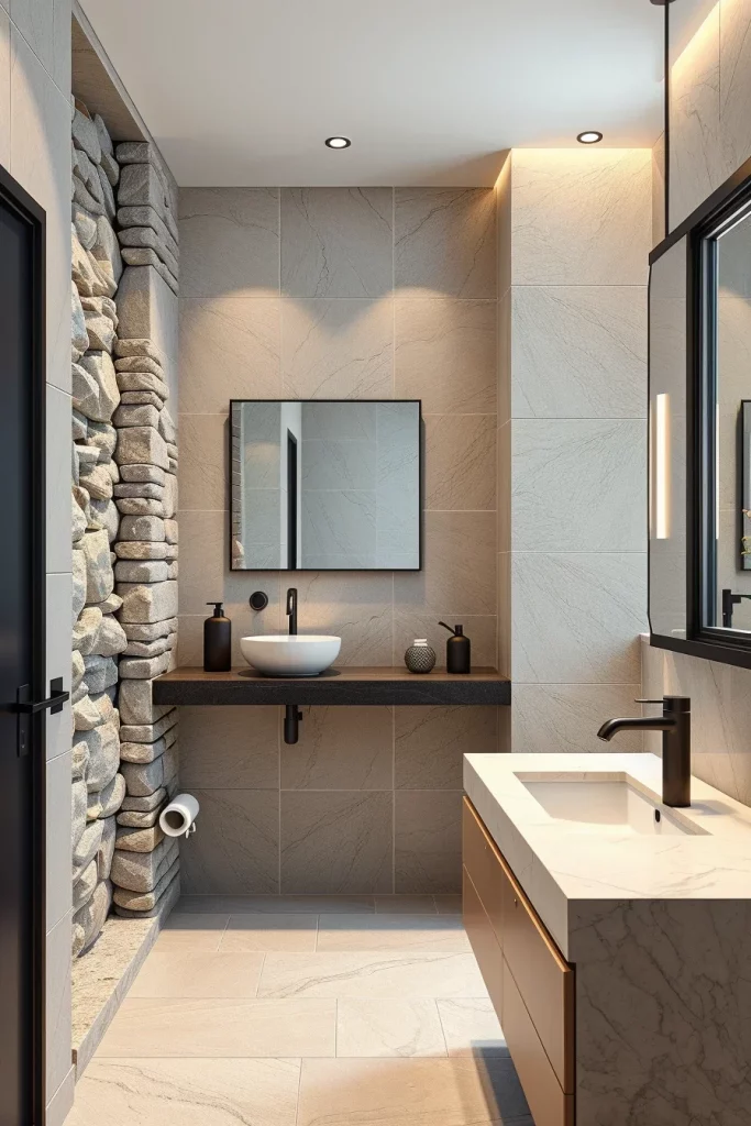 59 Textured Stone Bathroom Ideas For A Stylish And Timeless Space