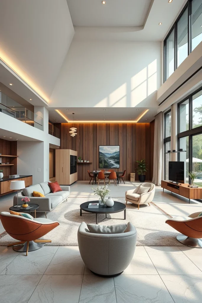 60 Sculptural And Artistic Modern Living Room Ideas For A Gallery-Inspired Home