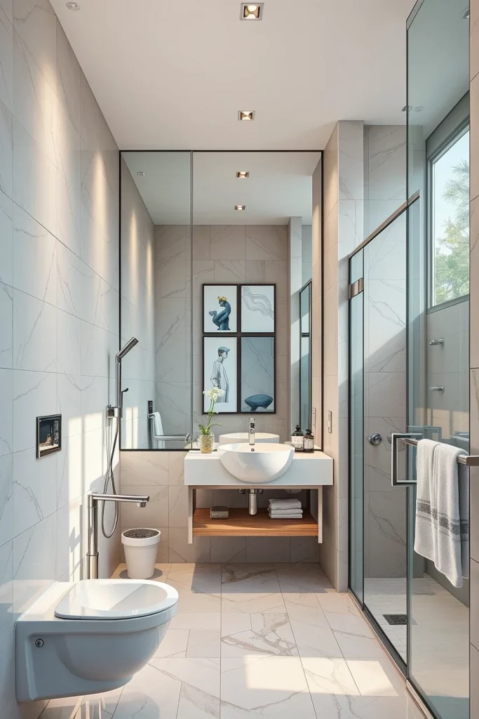 51 Space-Saving Bathroom Ideas To Maximize Style And Storage