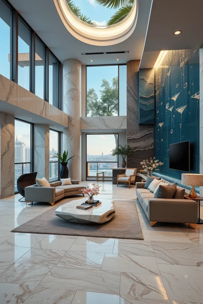 55 Luxury Penthouse Living Room Ideas For Sophisticated Modern Interiors