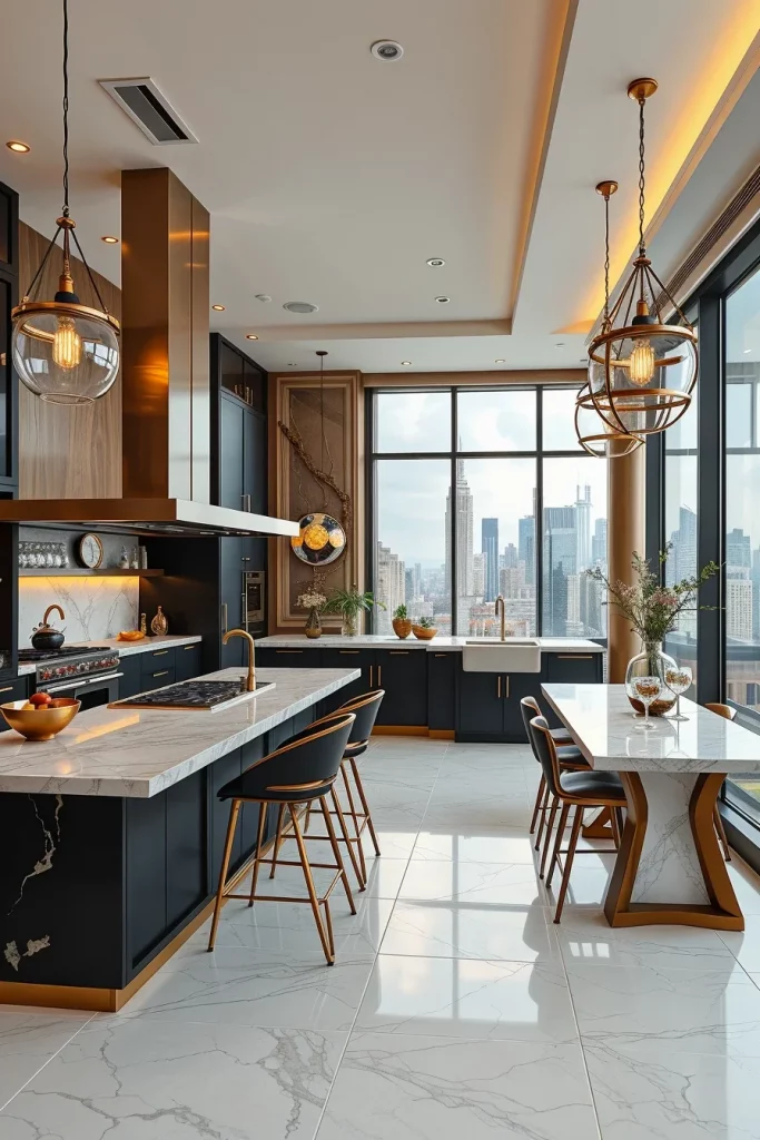55 Luxury Penthouse Kitchen Ideas For A Sophisticated Modern Home