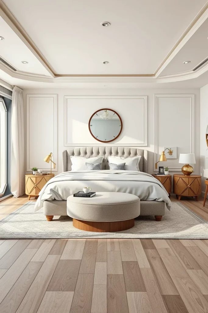 54 White And Wood Tone Bedroom Ideas For A Warm And Modern Retreat