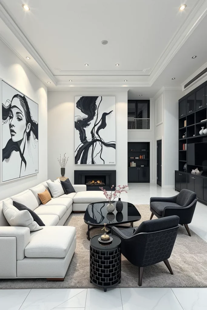 58 Black And White Living Room Ideas To Create A Timeless And Stylish Space
