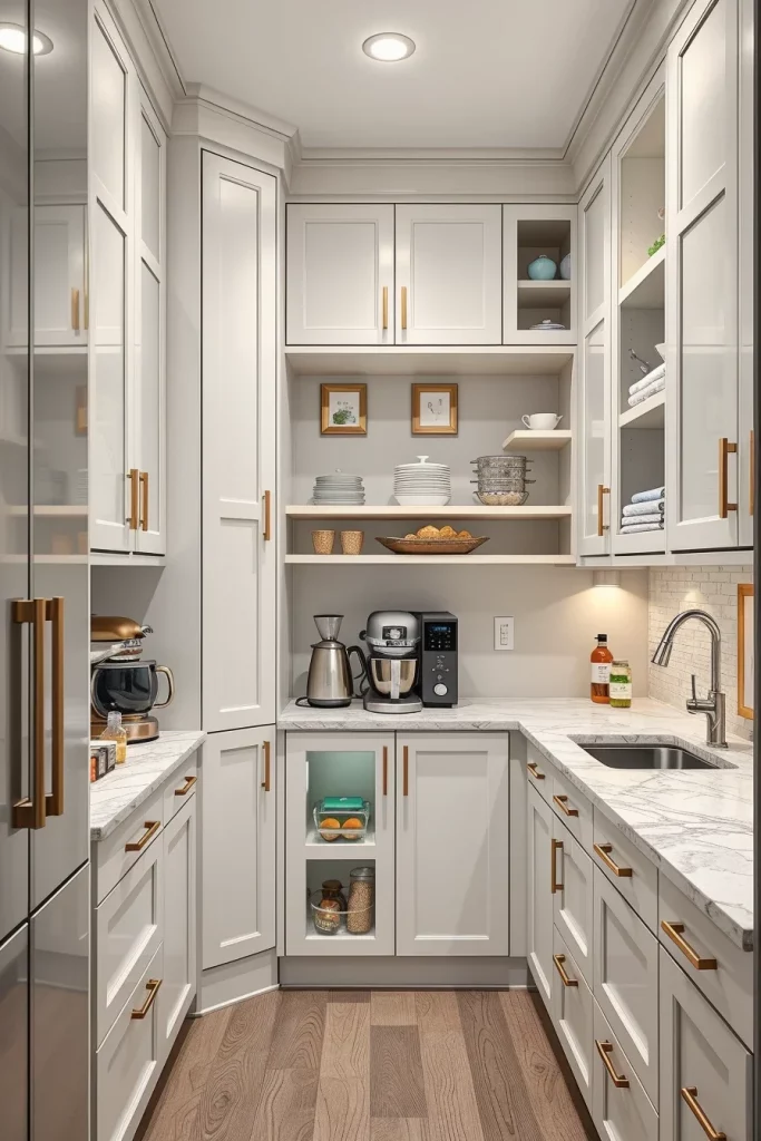 58 Modern Small Pantry Design Ideas To Maximize Style And Storage