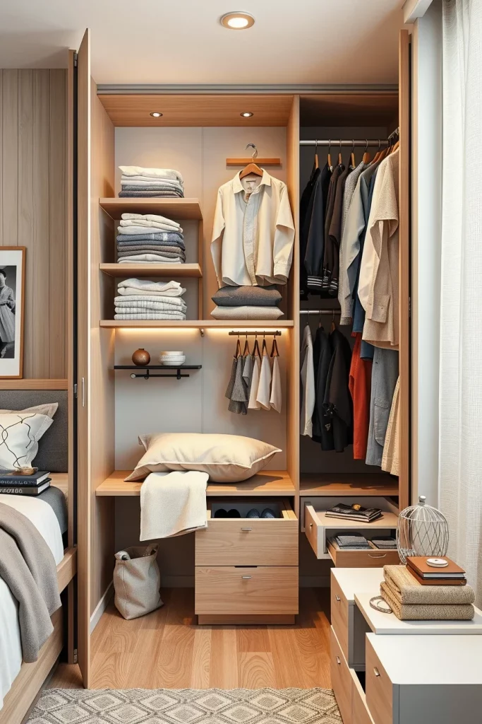 57 Small Bedroom Closet Organization Solutions To Maximize Every Inch Of Space