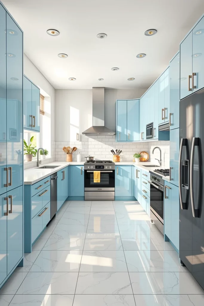 55 Blue Kitchen Cabinet Color Ideas for a Beautiful and Stylish Kitchen