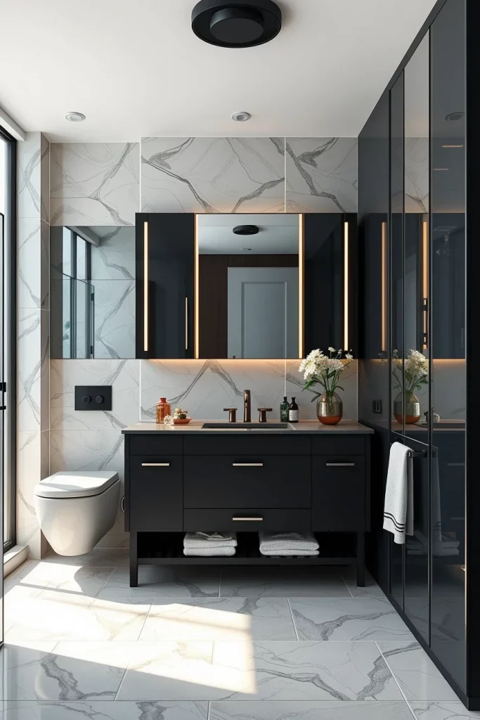 60 Luxury Black Bathroom Styling Ideas For A Sophisticated And Elegant Space
