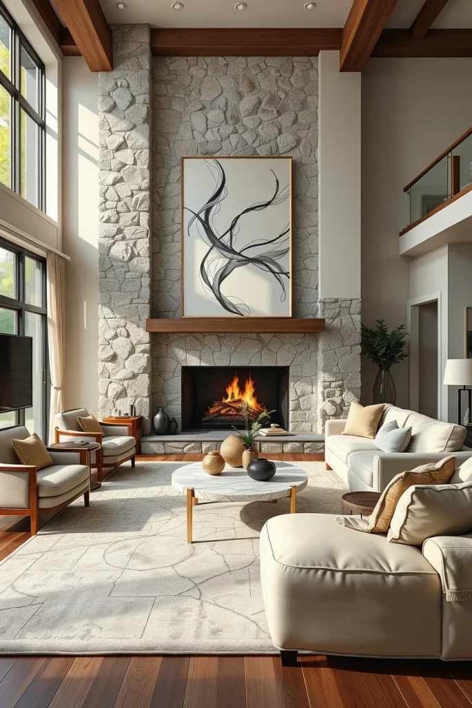 54 Neutral Living Room Decorating Ideas Inspiration