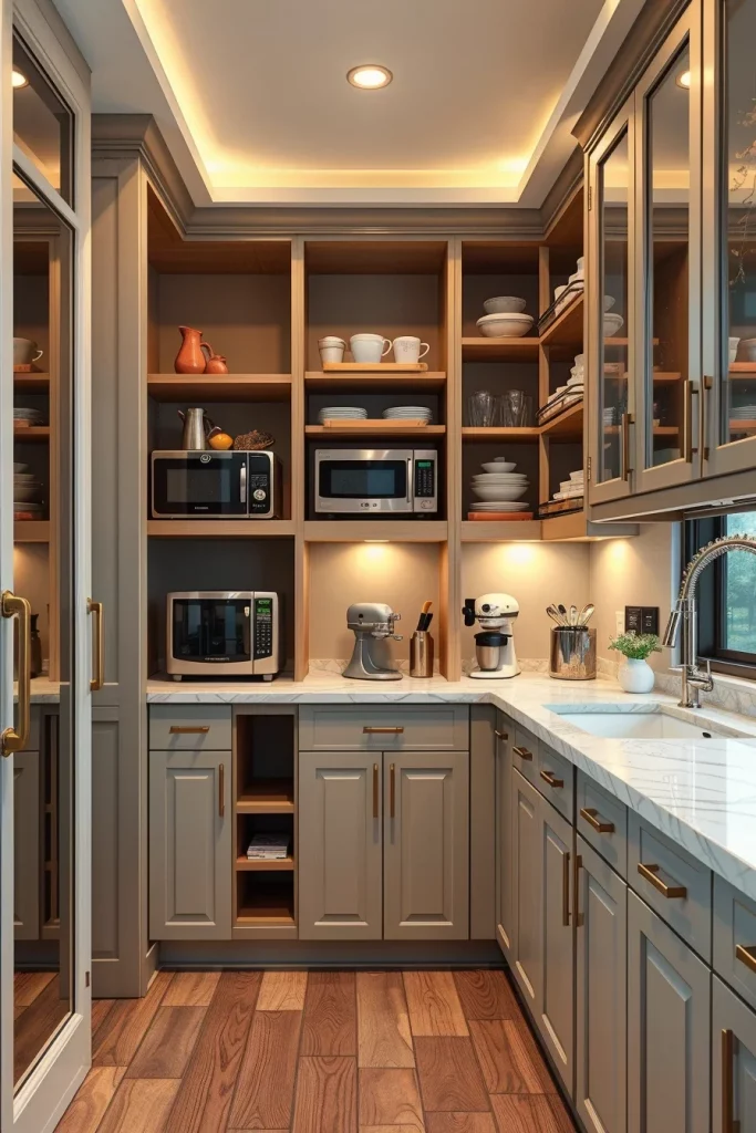 58 Modern Small Pantry Design Ideas To Maximize Style And Storage