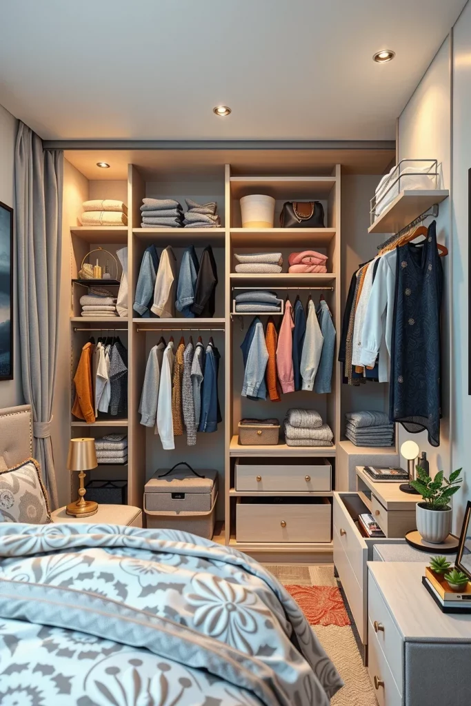 57 Small Bedroom Closet Organization Solutions To Maximize Every Inch Of Space