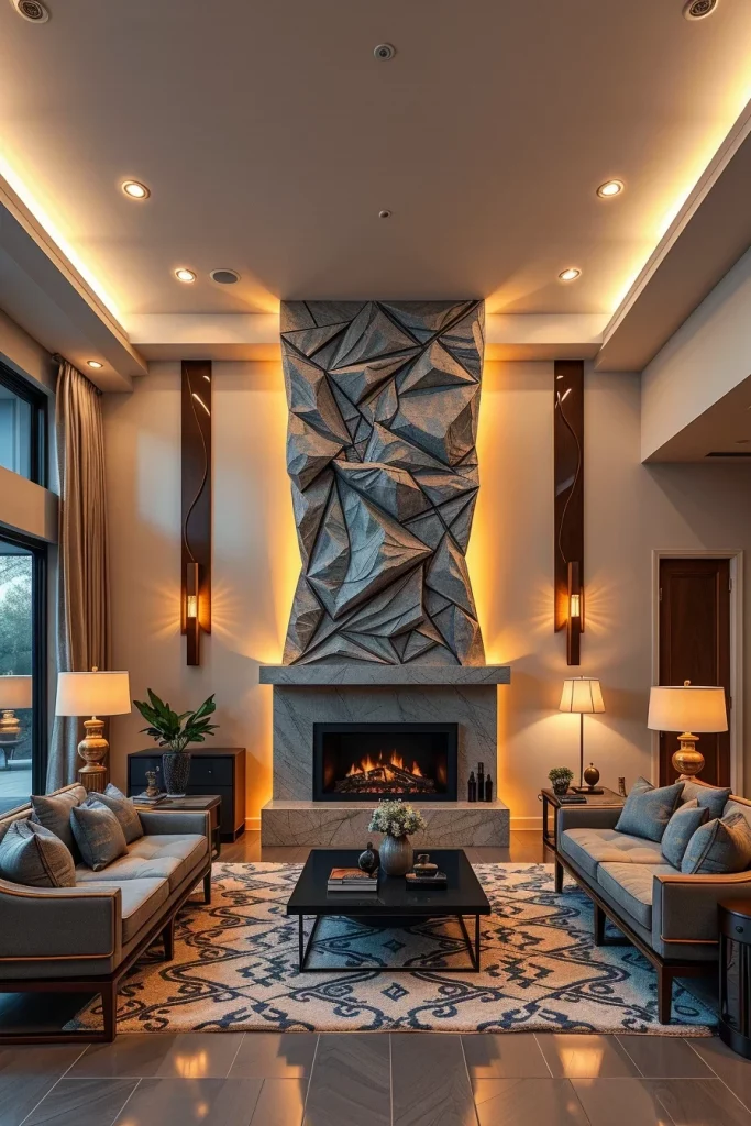 56 Statement Fireplace Living Room Ideas To Create A Stunning Focal Point