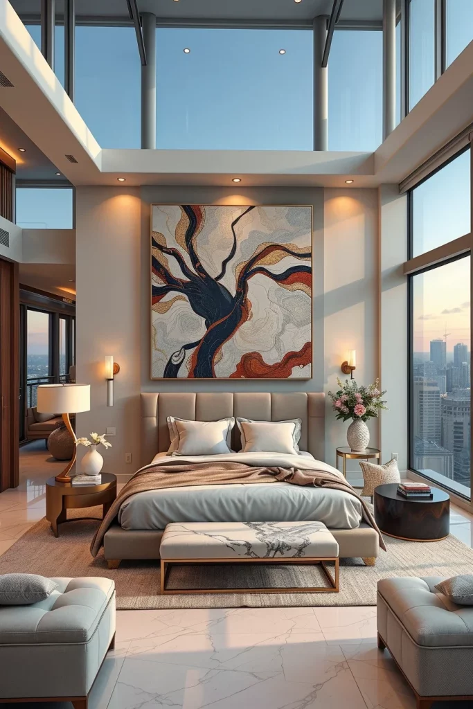 59 Luxury Penthouse Bedroom Ideas For A Sophisticated And Elegant Retreat