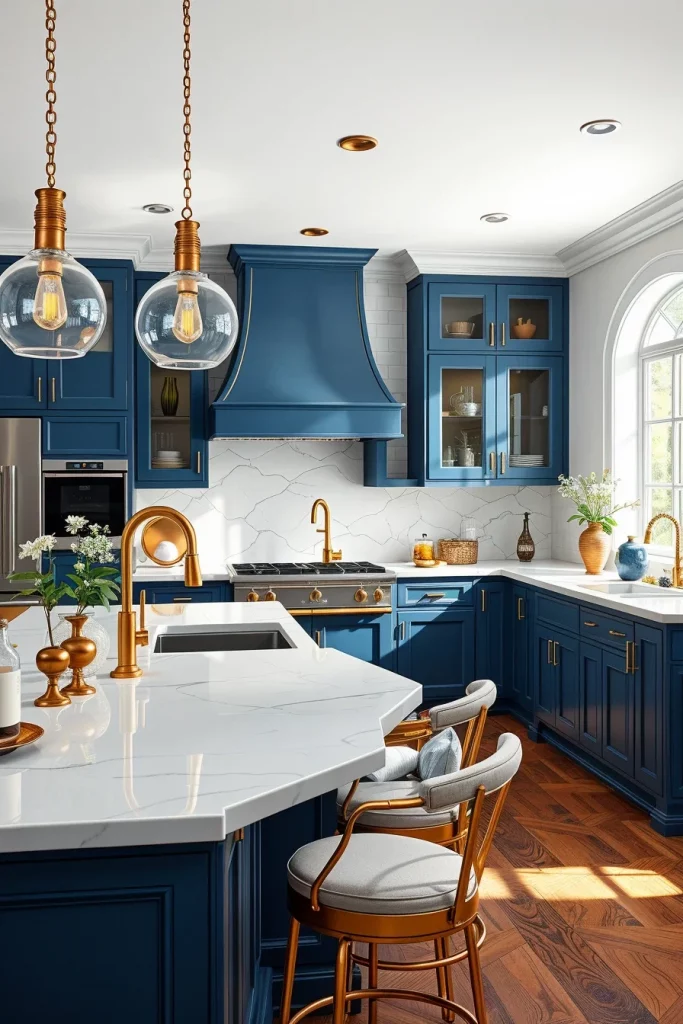 54 Blue White Kitchen Layout Inspiration Ideas For A Stylish And Timeless Home