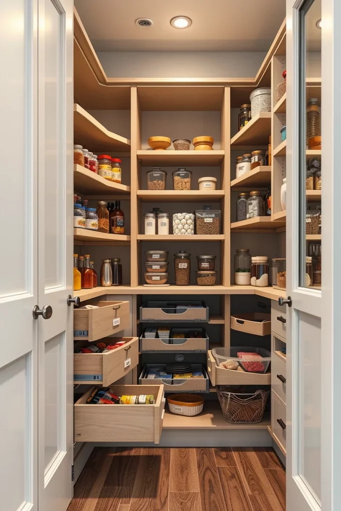 58 Modern Small Pantry Design Ideas To Maximize Style And Storage