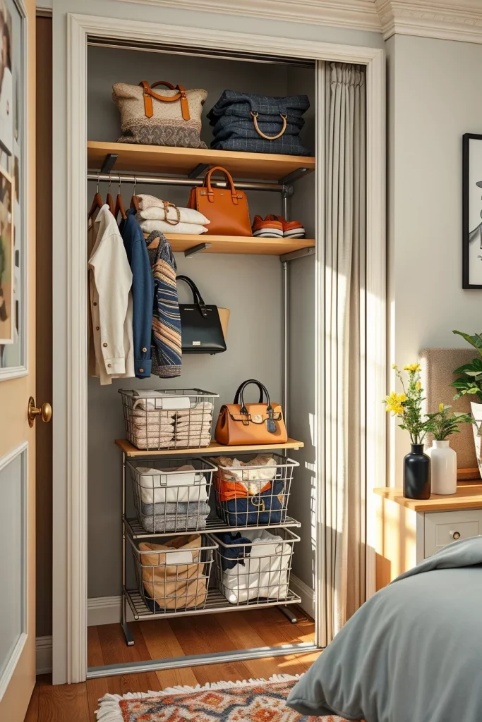 57 Small Bedroom Closet Organization Solutions To Maximize Every Inch Of Space