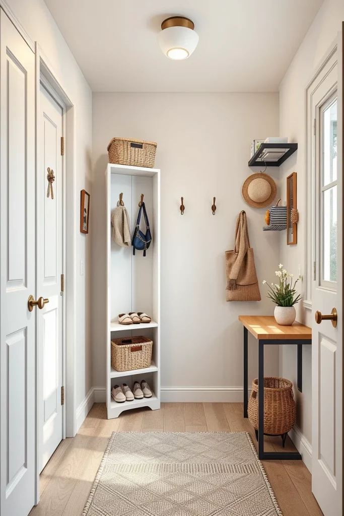 54 Small Hallway Makeover Ideas Budget That Transform Tiny Entryways