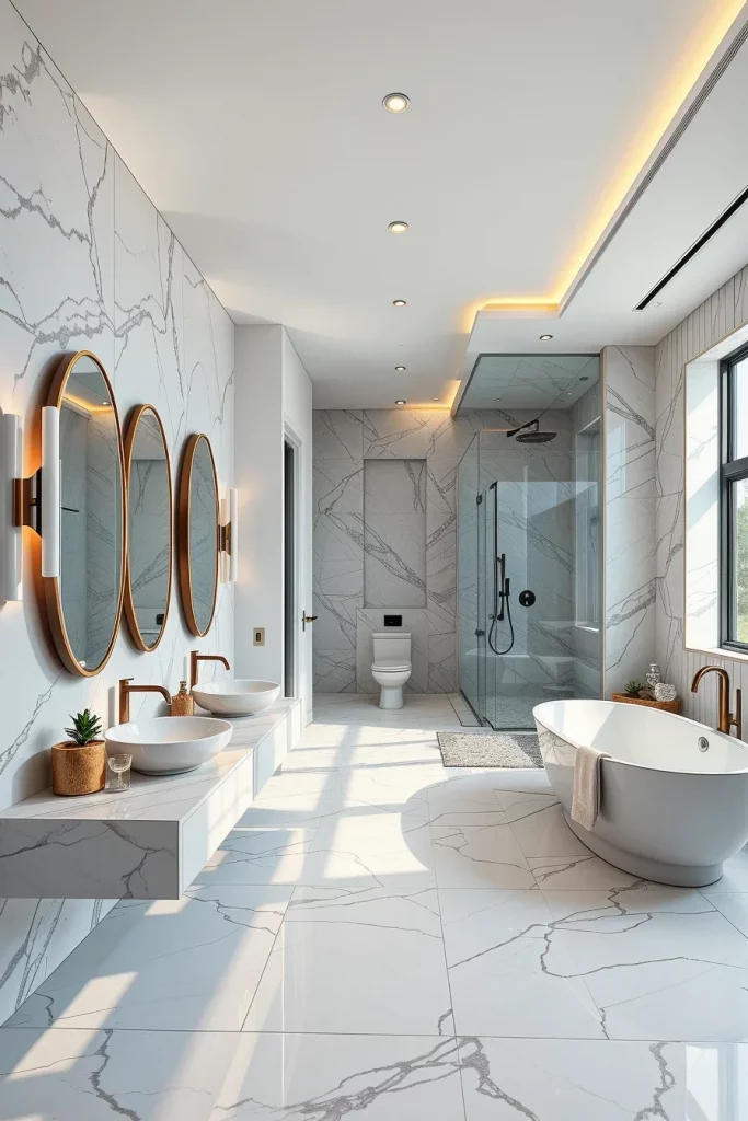 58 Sculptural And Artistic Modern Bathroom Ideas For A Gallery-Inspired Home