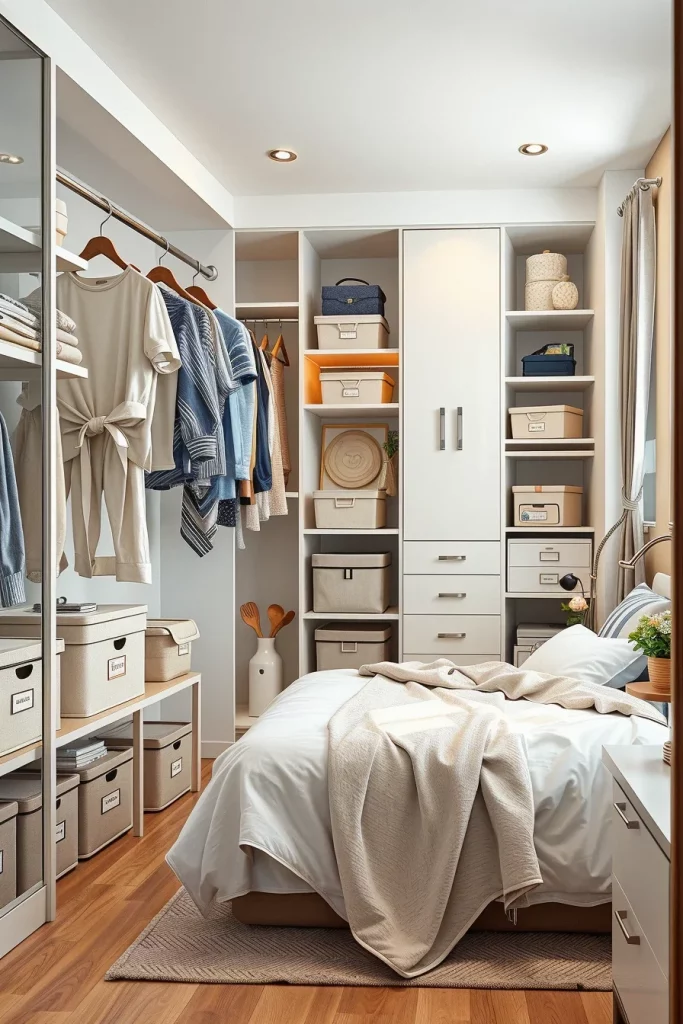54 Small Bedroom Organization Hacks Today To Maximize Space And Style